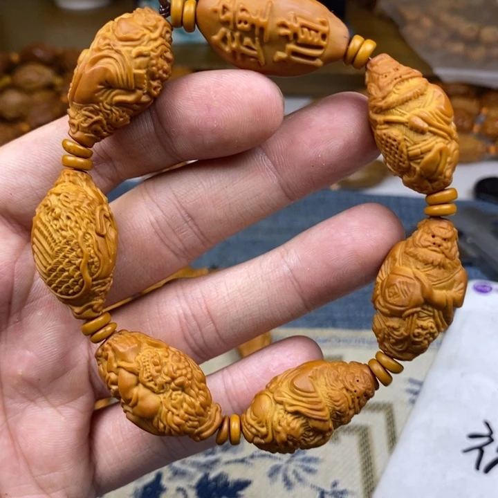 橄榄核手串/手链橄榄核雕工艺手串