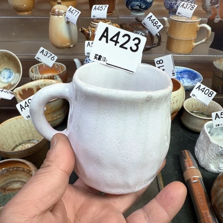 摆件423景德镇手工柴烧咖啡杯 福利