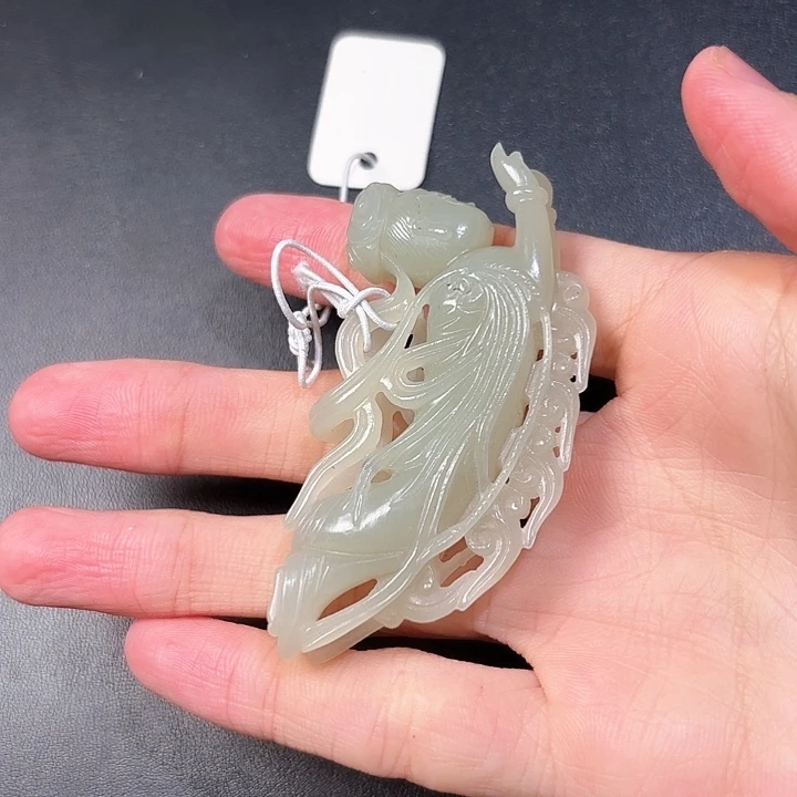 和田玉挂件未镶嵌绾**舍