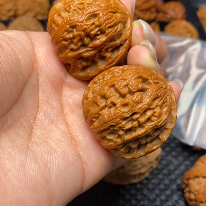 吊坠文玩核桃秦岭野生53
