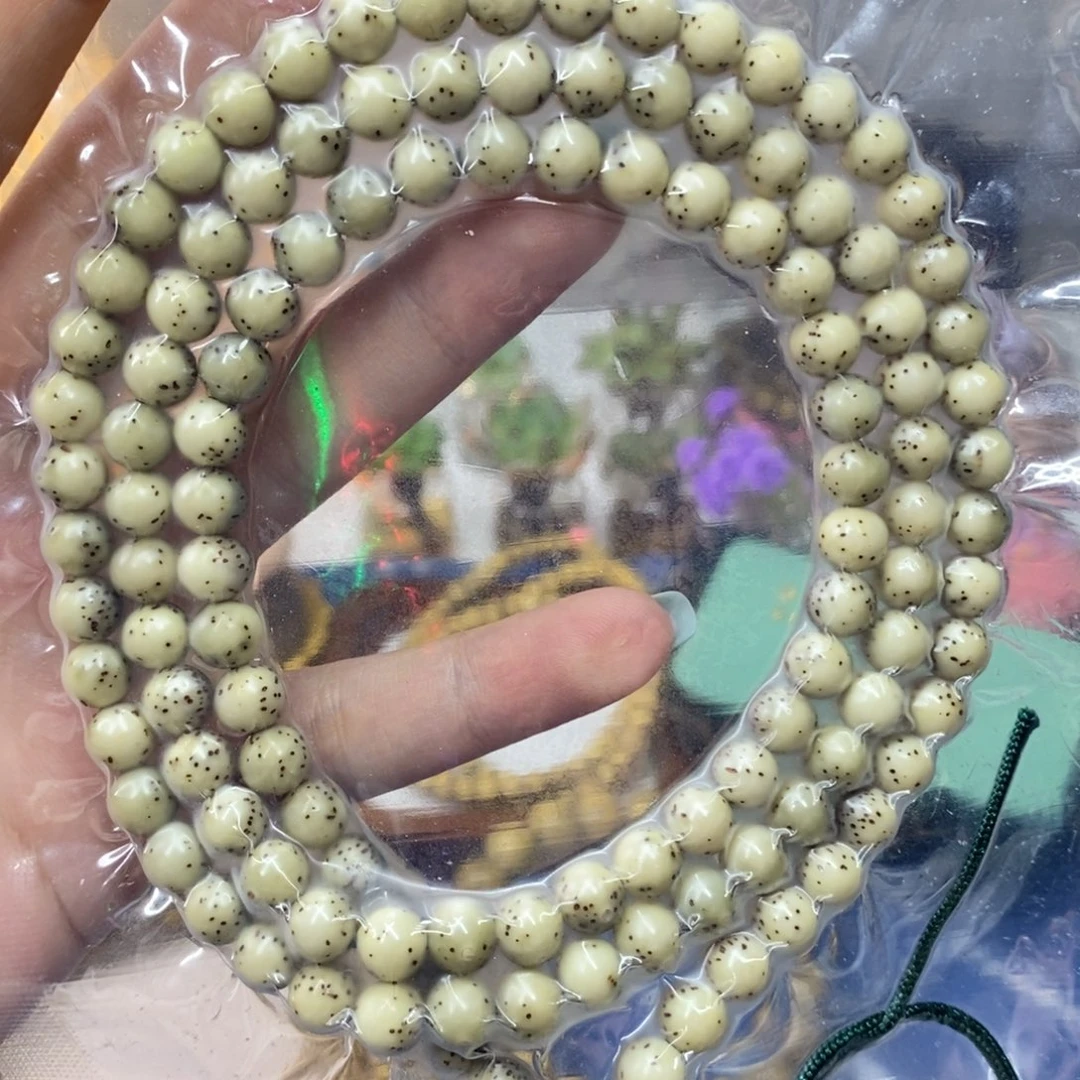 星月菩提手串石玉圆珠108