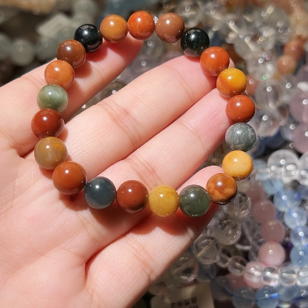 水晶手链未镶嵌彩兔毛9毫米