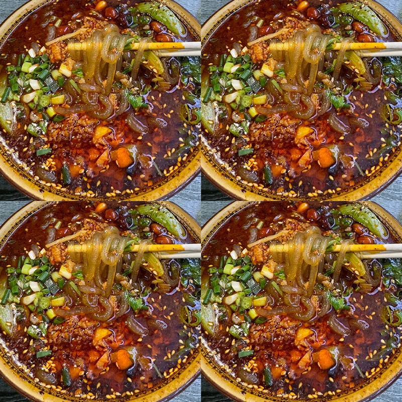 【买一箱送一箱】酸辣粉非油炸整箱美食速食泡面免煮酸辣红薯粉批发