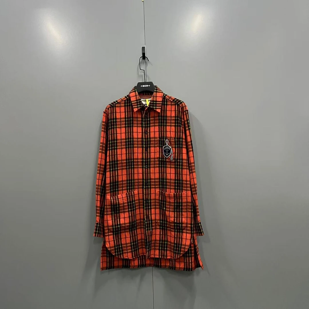 99新 GUCCI/古驰 h925 格纹徽标logo衬衫 44码 301340