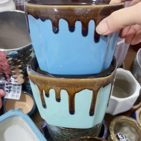 红陶陶瓷多肉花盆