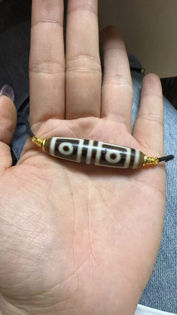 《老高专属》建成四眼天珠 尺寸约47.6*12MM