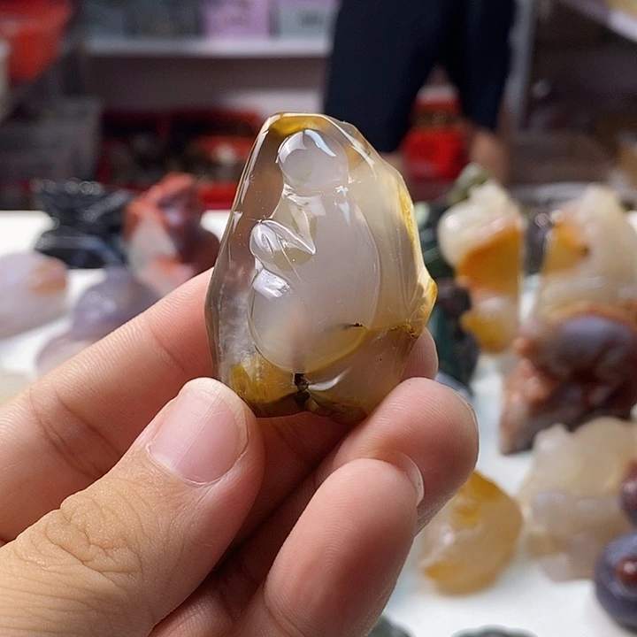 玛瑙/玉髓未镶嵌颈饰