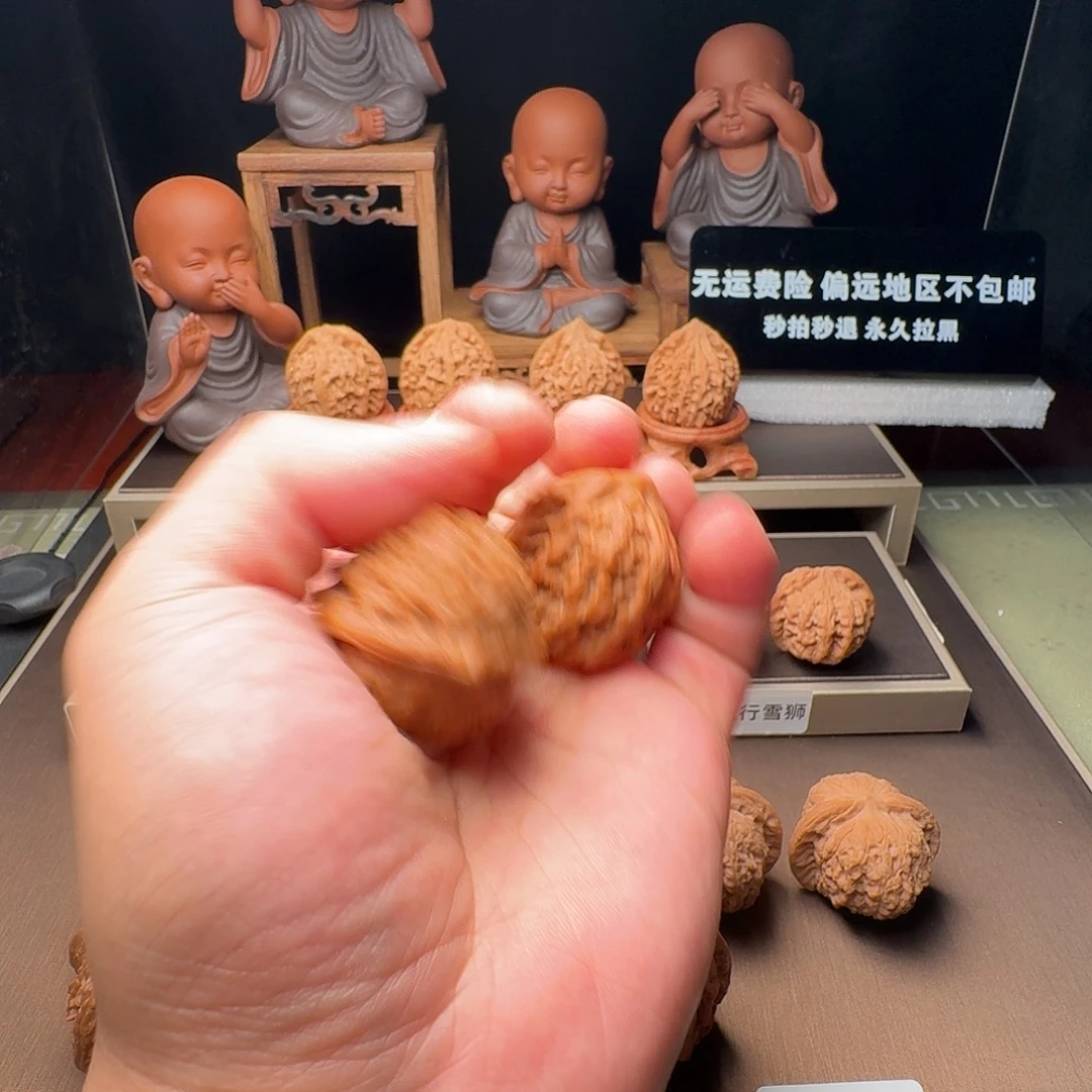 汤***文玩核桃吊坠凤凰台35+全品白茬