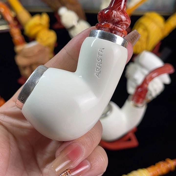 海泡石烟斗中号空腔苹果05