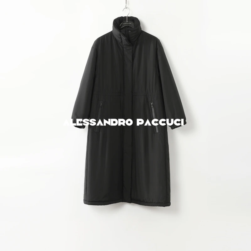 AP洛哥44030GT【温暖包围】桑蚕丝+骆驼绒龟背前收腰宽松长款外套