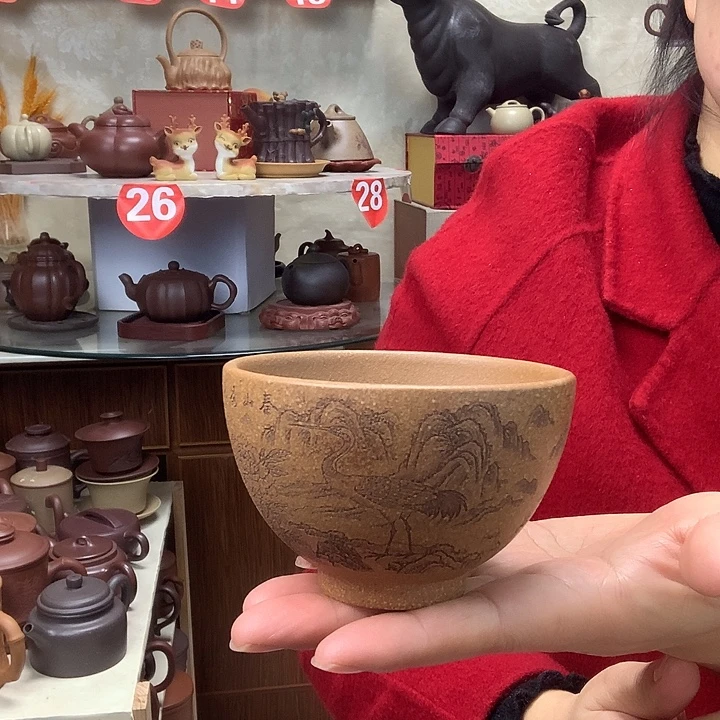 紫砂茶壶宜兴紫砂茶杯