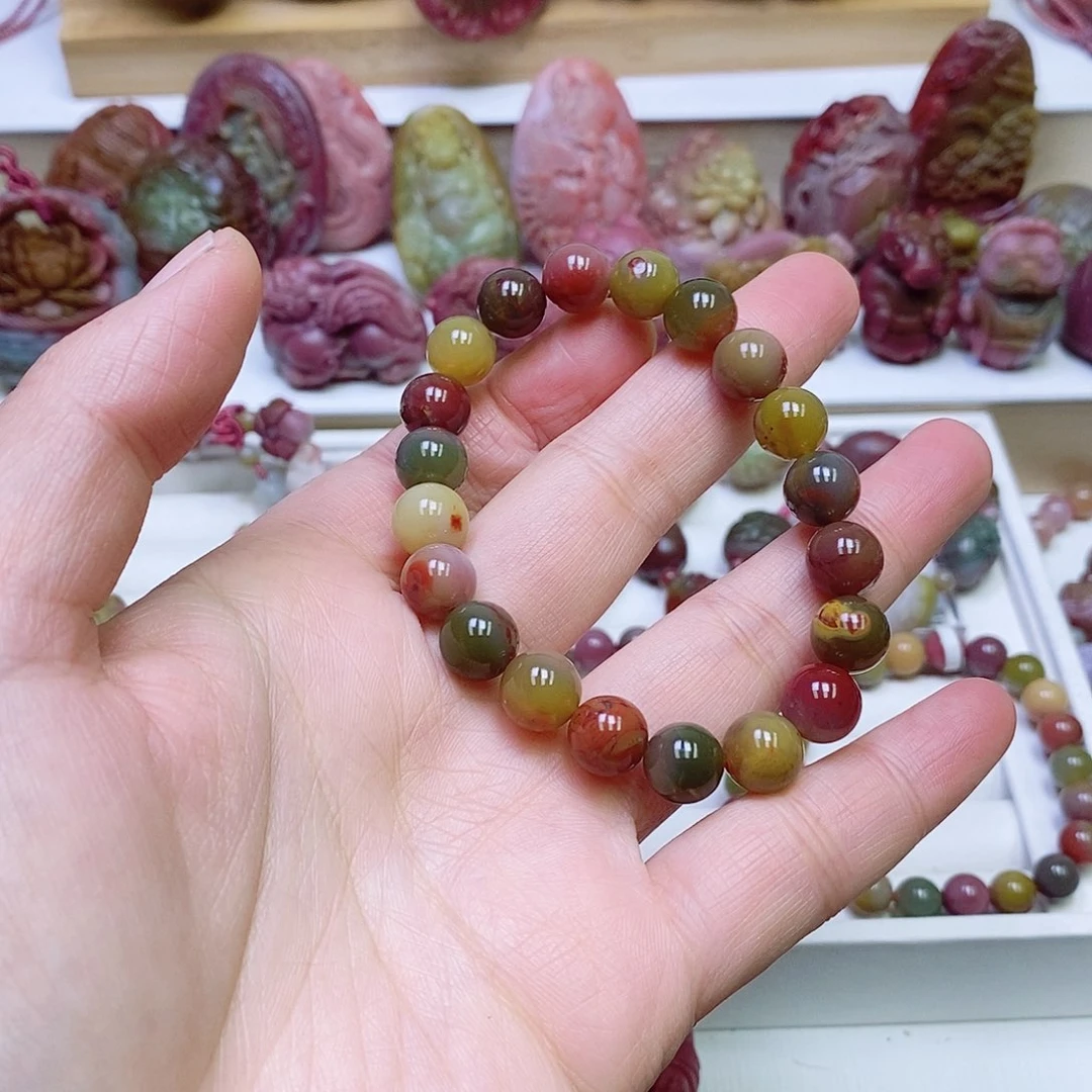 玛瑙/玉髓盐源玛瑙手链未镶嵌