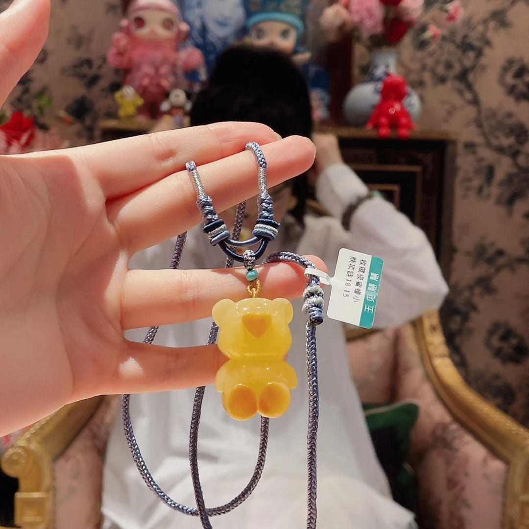 蜜蜡颈饰未镶嵌颈饰