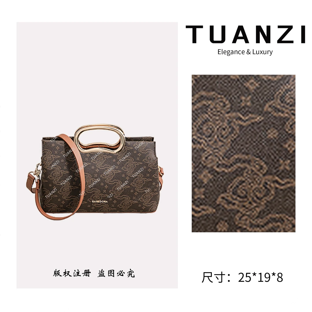 TUANZI『高端玩家』新款原创老花手提单肩腋下包 SK-92869-祥云