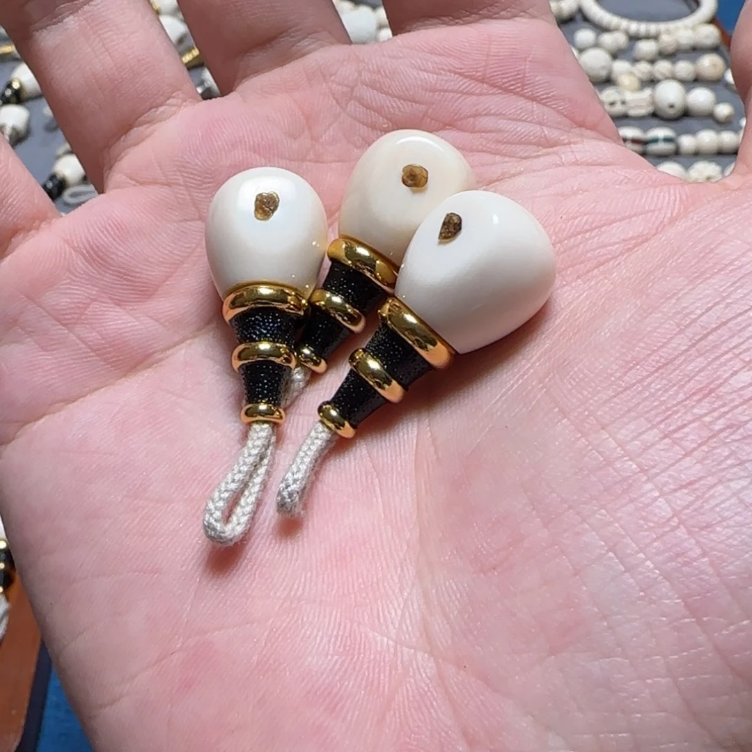 柏香籽/百香籽吊坠猛犸金属塔三通 现挑一枚