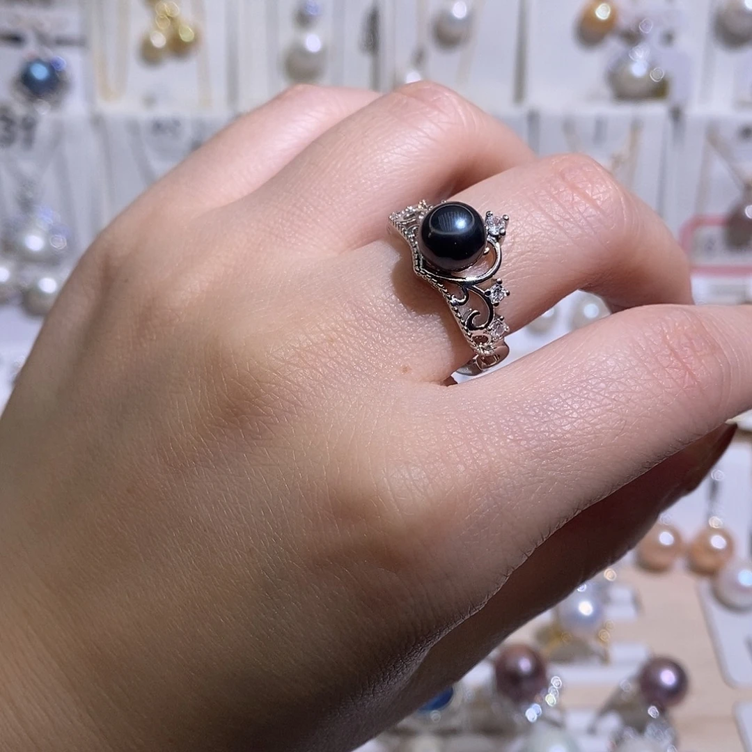 戒指未镶嵌淡水珍珠w