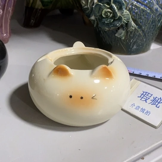合***)粗砂花盆瑕疵无孔