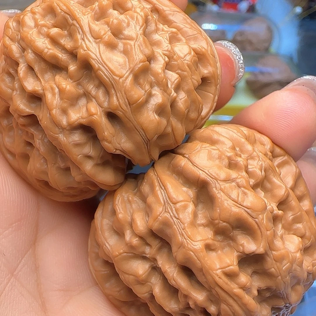 吊坠文玩核桃44凹底