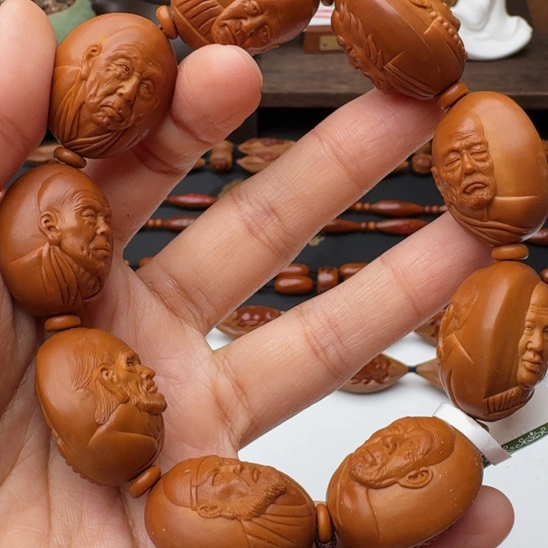 手串/手链橄榄核2.2老油核，双面十八罗汉