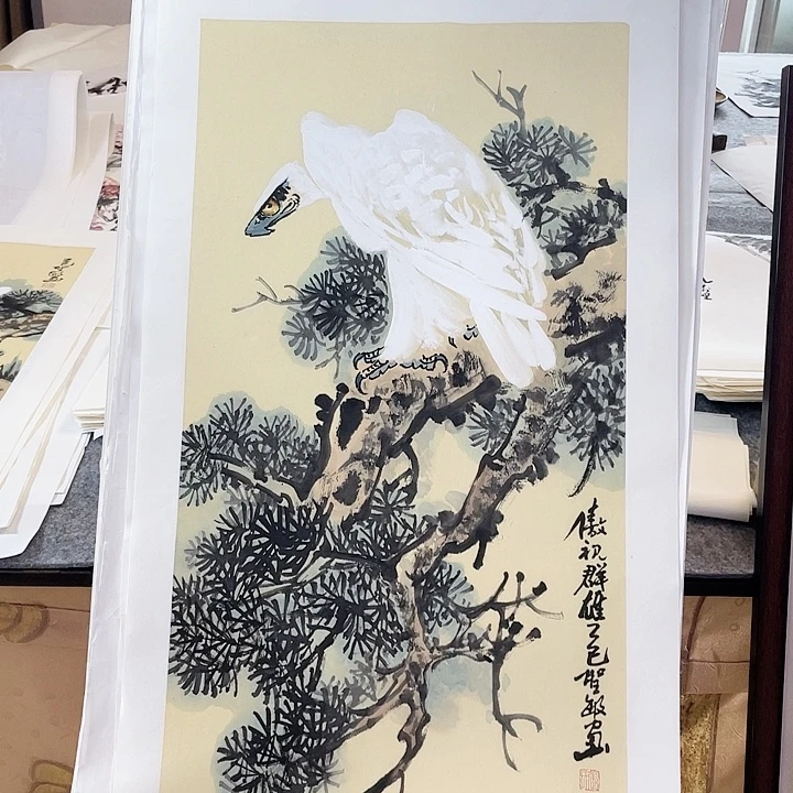 国画张圣敏先生纯手绘作品