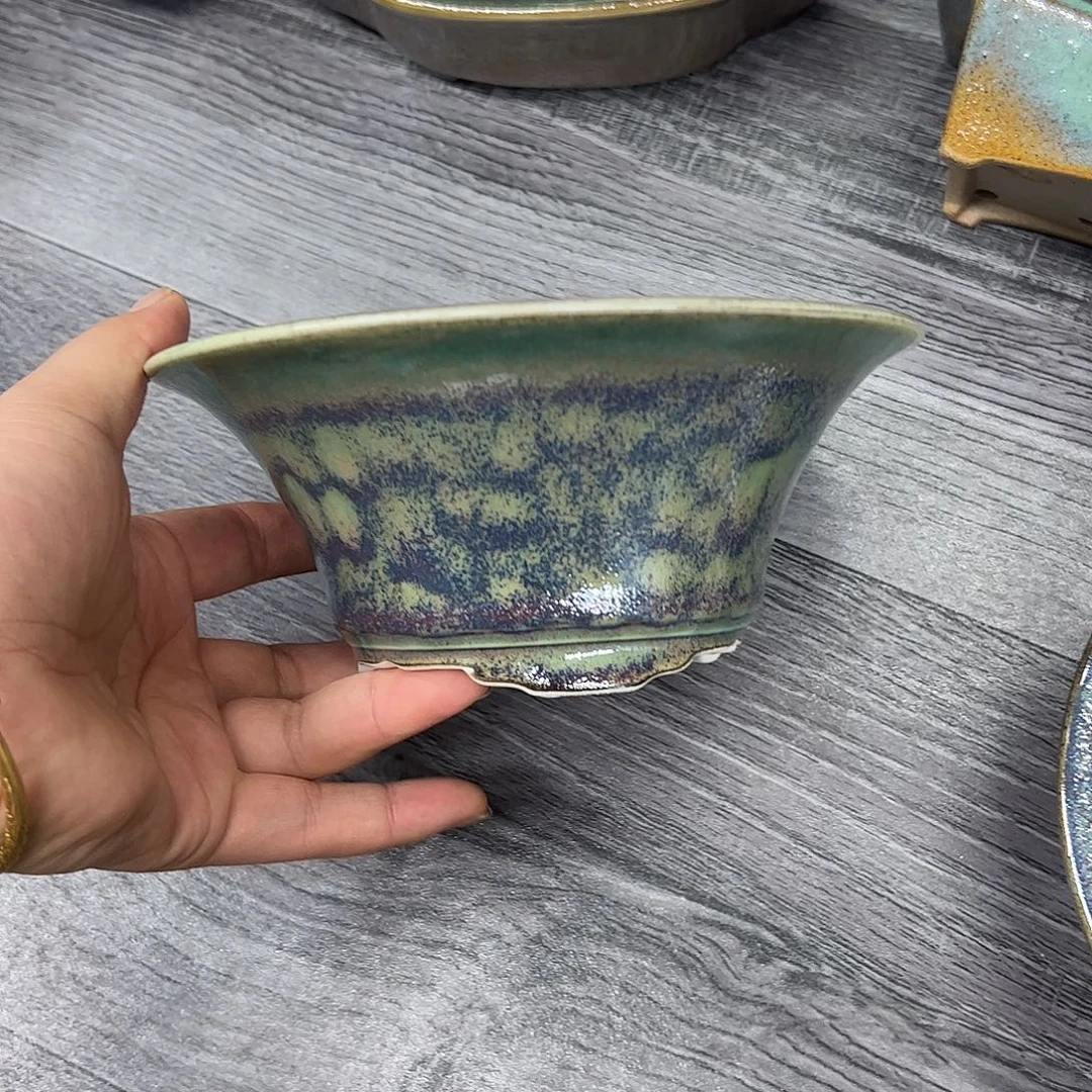花盆紫砂301号瑕疵17/7cm窑变