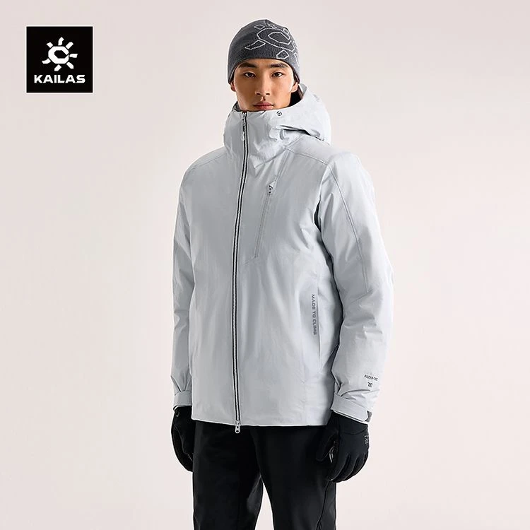 KAILAS凯乐石高加索硬壳羽绒服FLT防风保暖滑雪徒步700蓬鹅绒服男