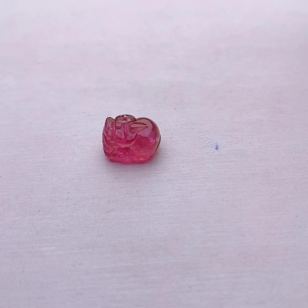 未镶嵌貔貅碧玺碧玺A貔貅