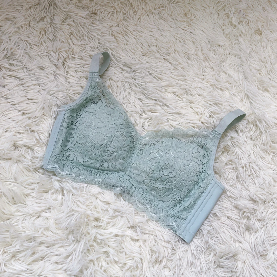 大胸mm天然乳胶无钢圈薄杯调整型文胸 623208002