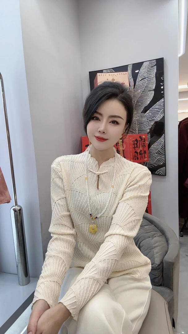 ［文静专属］新年款中国风打底衫春款上衣女