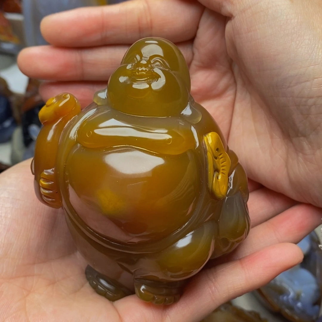 玛瑙/玉髓摆件未镶嵌可***碧