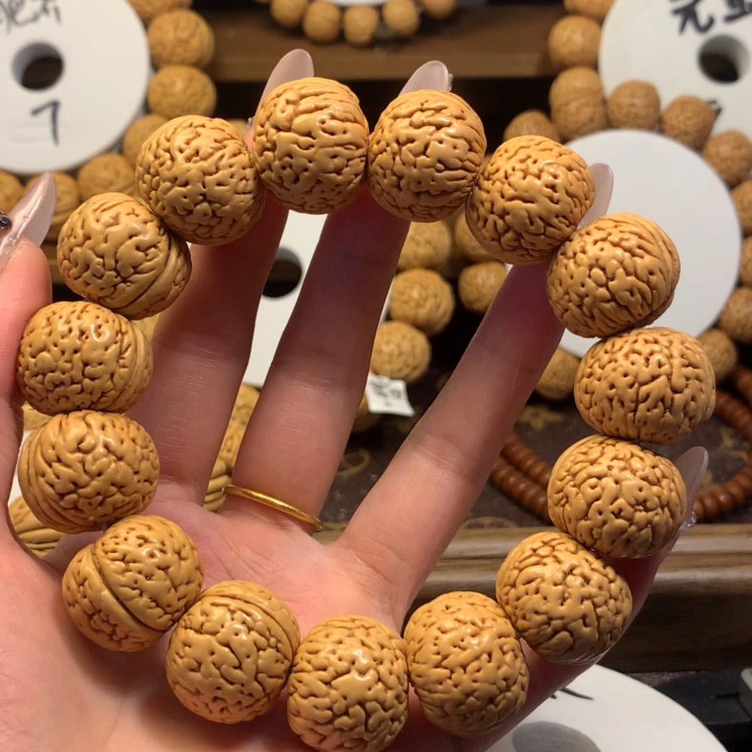 精品桃核苹果园手串