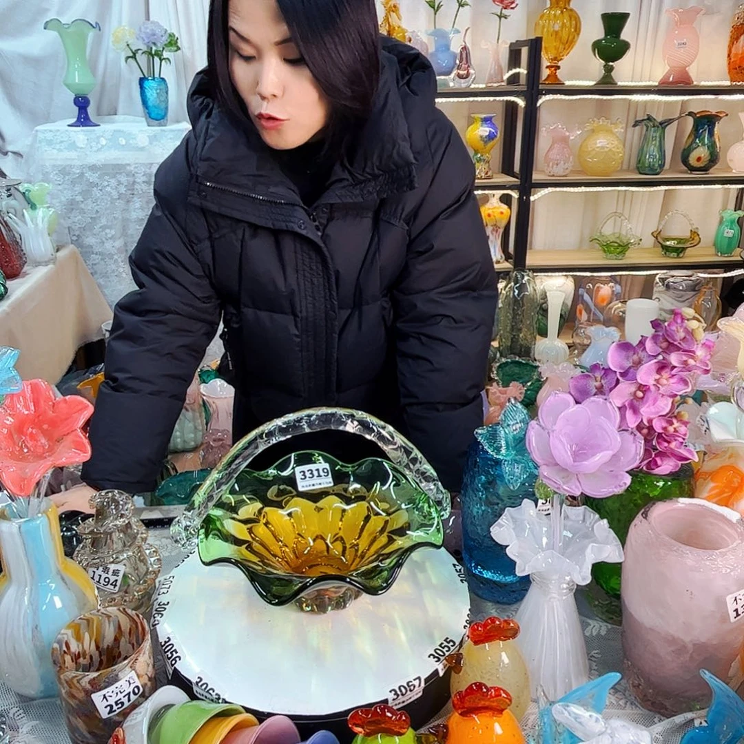 3319 家悦美居琉璃摆件