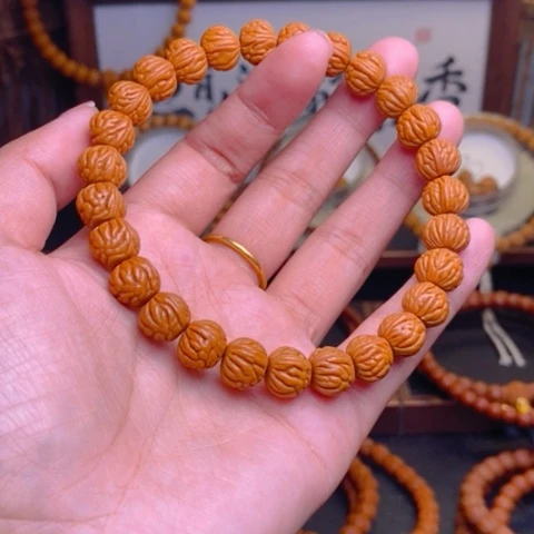 桃核吊坠龙纹桃核