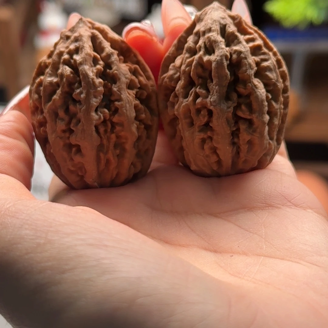 文玩核桃把件楸百核92