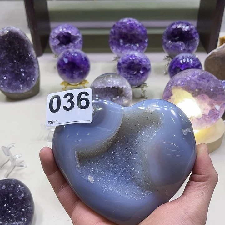 黄晶摆件未镶嵌摆件036