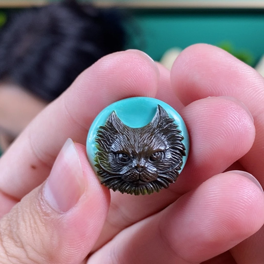 绿松石珠宝奇石未镶嵌