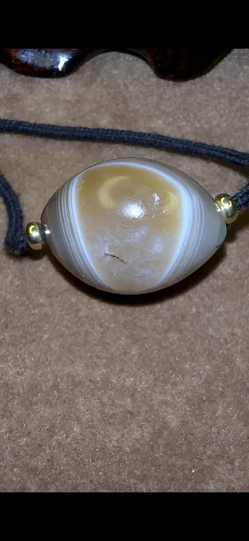 黄铜手链 藏区千年眼珠