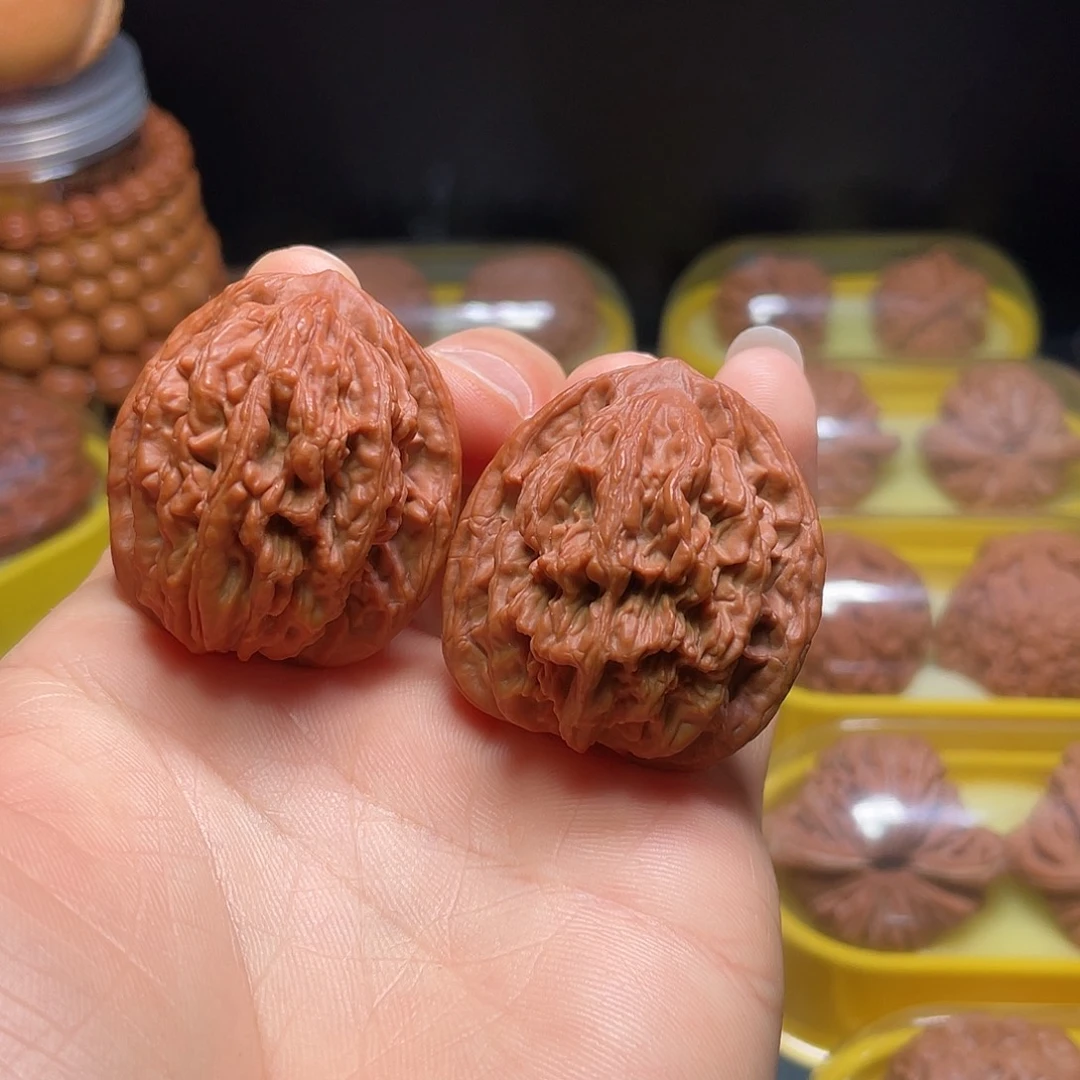 吊坠文玩核桃38尺麦穗虎头