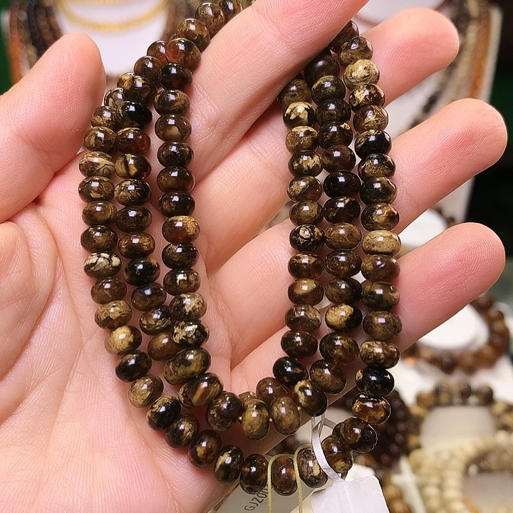 琥珀未镶嵌裸石抚顺琥珀花珀7+20