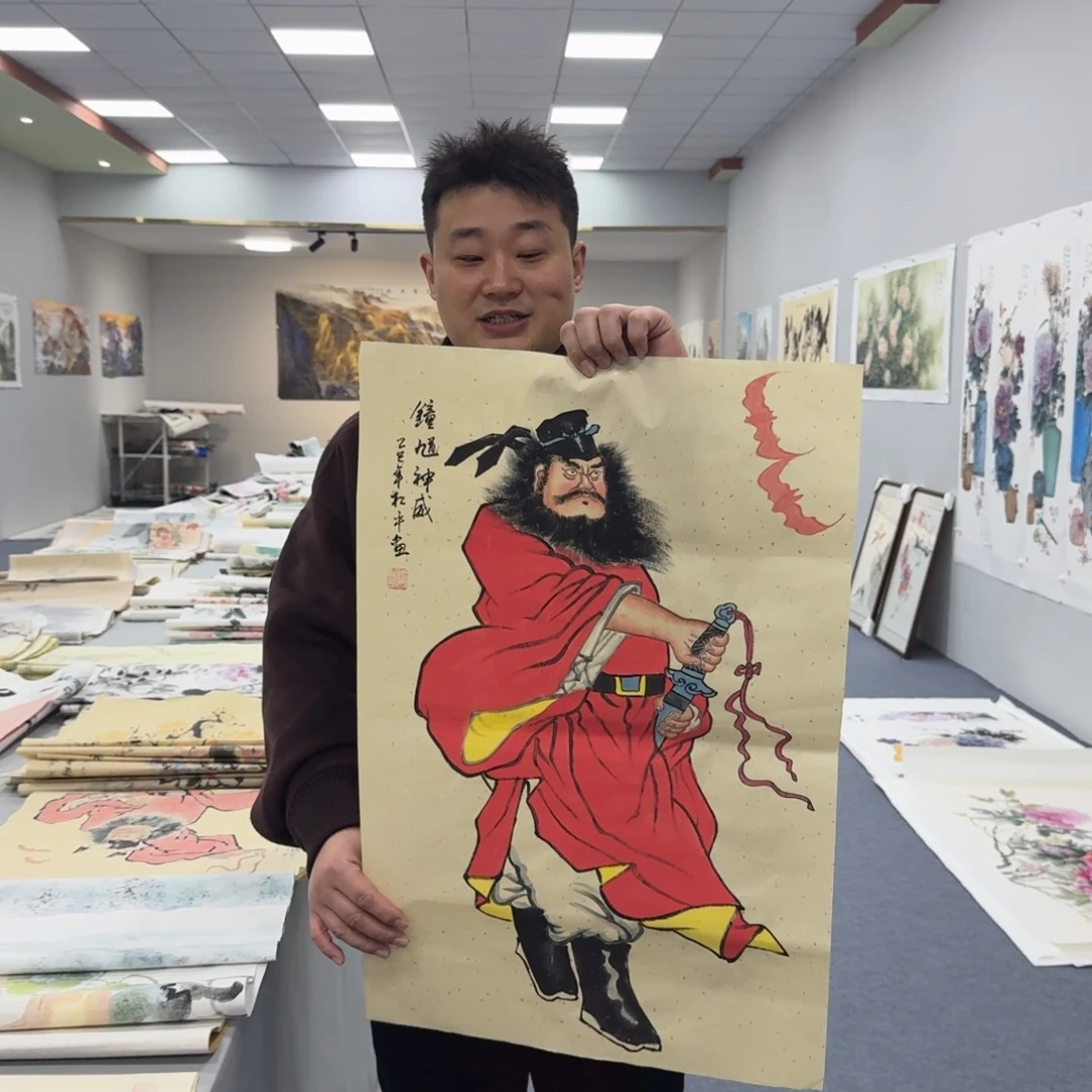 国画国画作品宣纸纯手绘