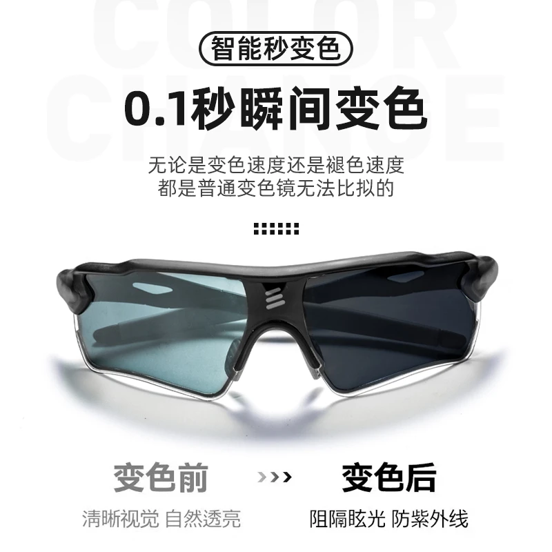 DRKERN/戴肯智能0.1秒感光变色户外运动眼镜保驾护航为运动爱好者