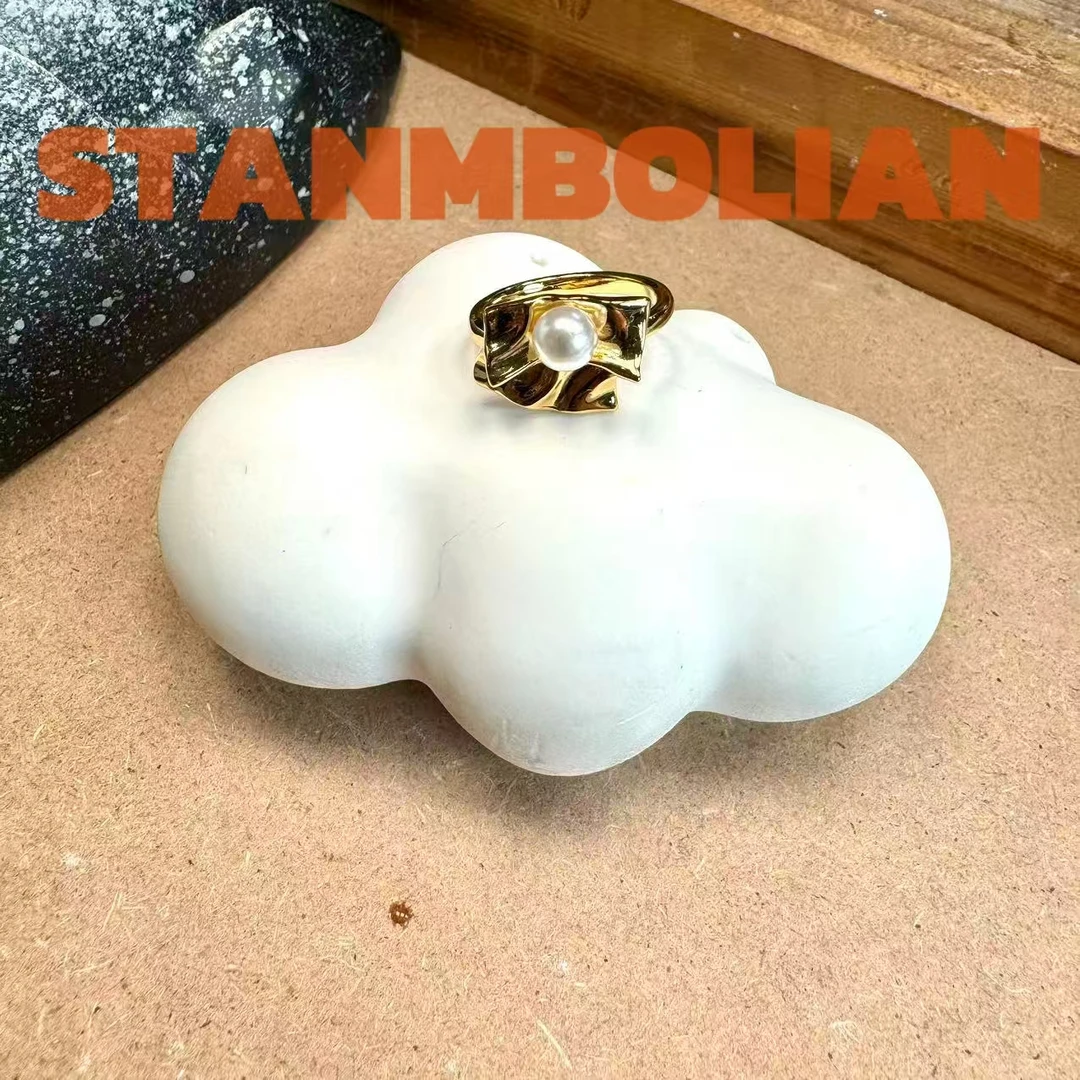 戒指 正品STAMBOLIAN 【掌上明珠】镜面开口戒指NBS393