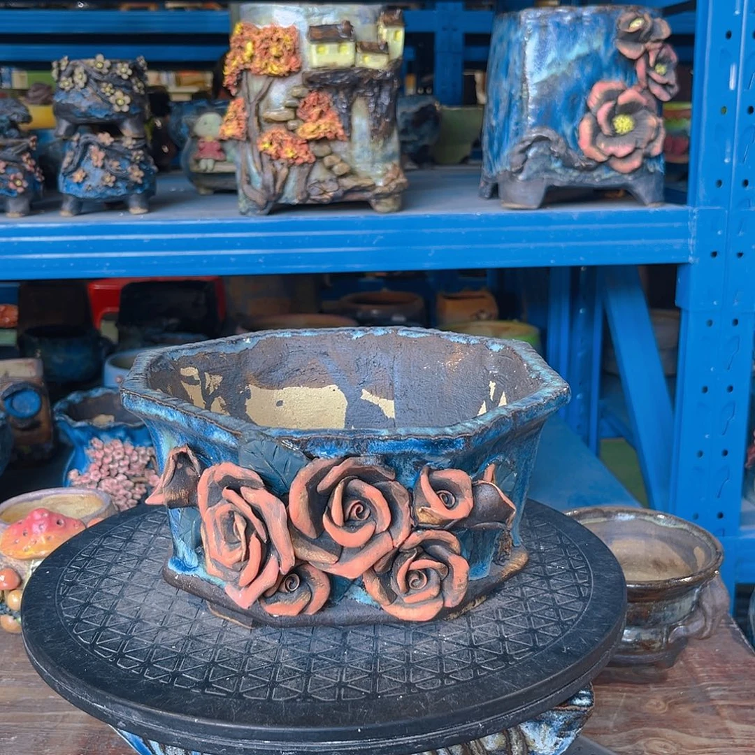 27号陶然花器手工花盆