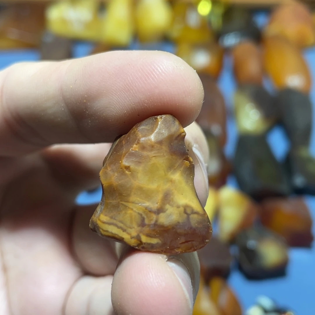定制蜜蜡未镶嵌三通