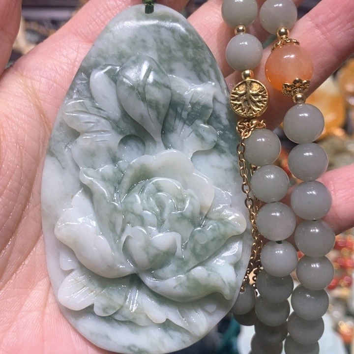 岫玉毛衣链未镶嵌