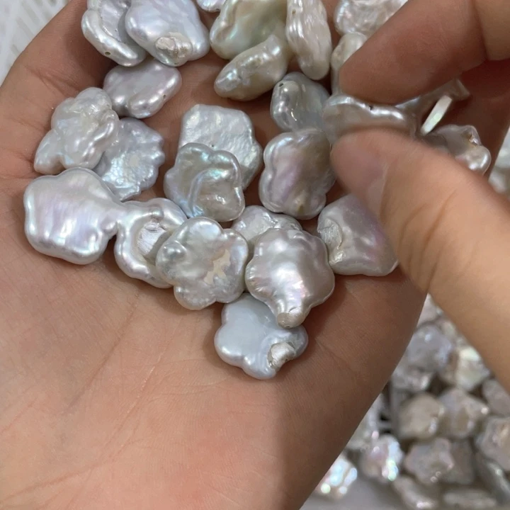 贝壳非金属一颗巴洛克五瓣花