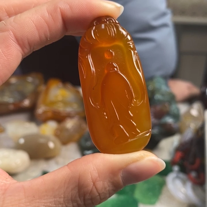 玛瑙/玉髓吊坠(不含链)未镶嵌