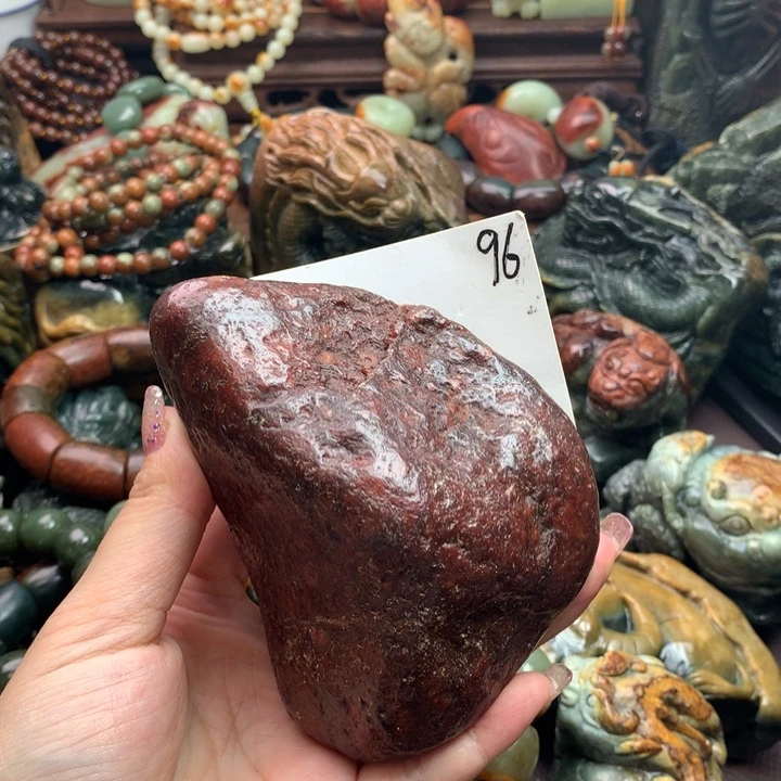 岫岩河磨玉（透闪石质玉）把件未镶嵌