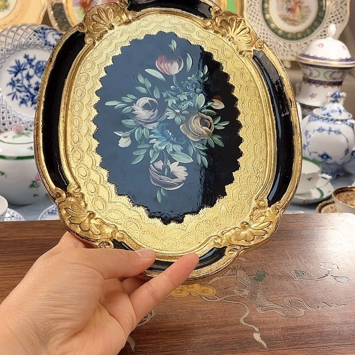 中古欧瓷瓷器小房子