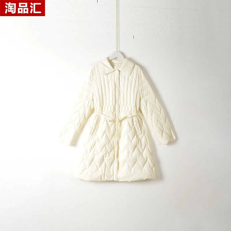 【Y专柜捡漏】大码女装QaC-保暖YR外套7424-白色正码